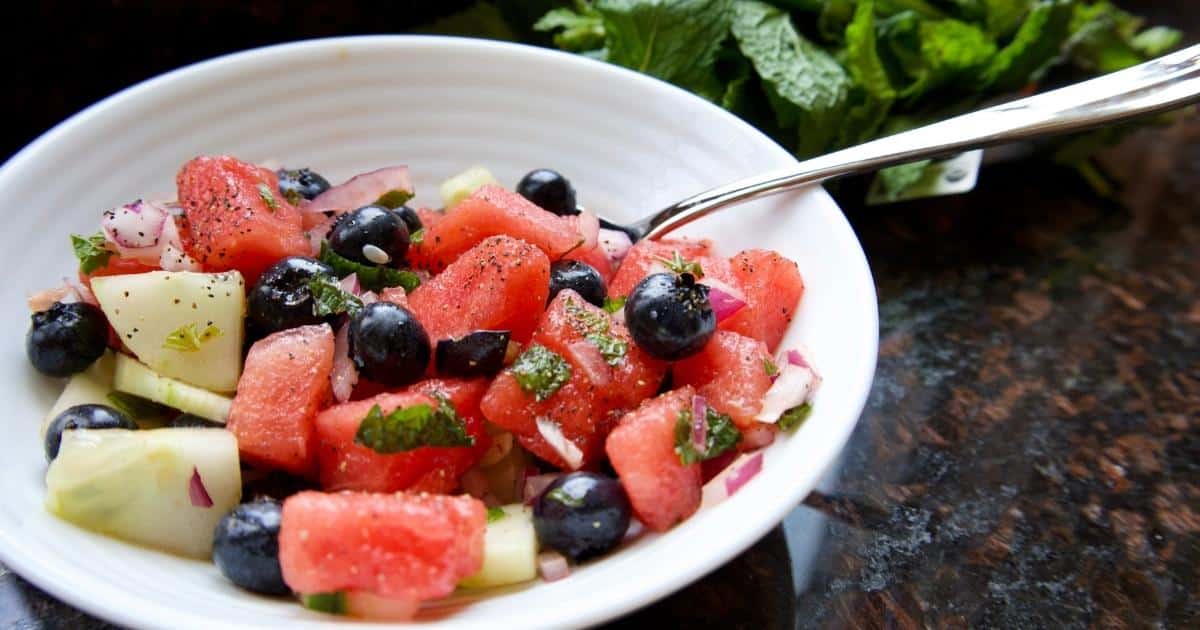 Easy 15 Minute Refreshing Summer Salad Watermelon Recipe