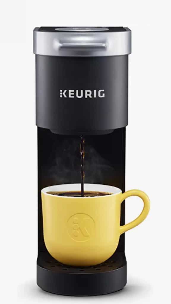 keurig-single-coffee-maker-yellow-cup