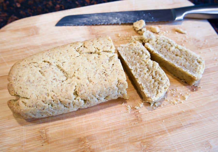 vegan-biscotti-cookie-loaf-sliced-cutting-board