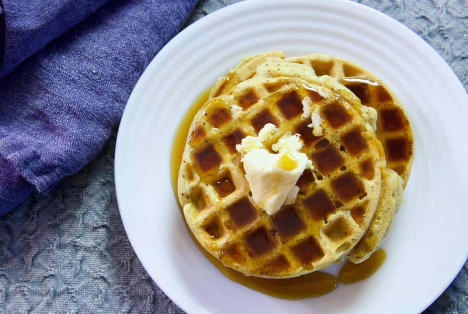 The Easiest Vegan Sourdough Discard Waffle Recipe