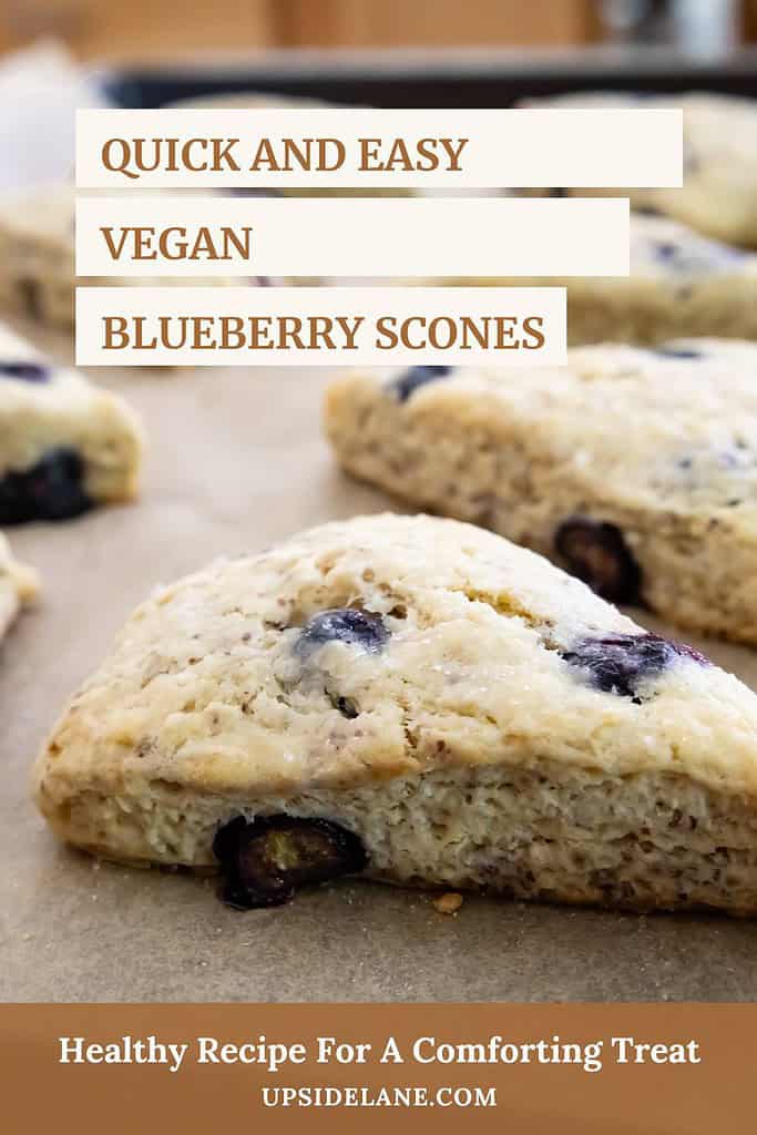 quick and easy vegan blueberry scones healthy recipe for a comforting treat