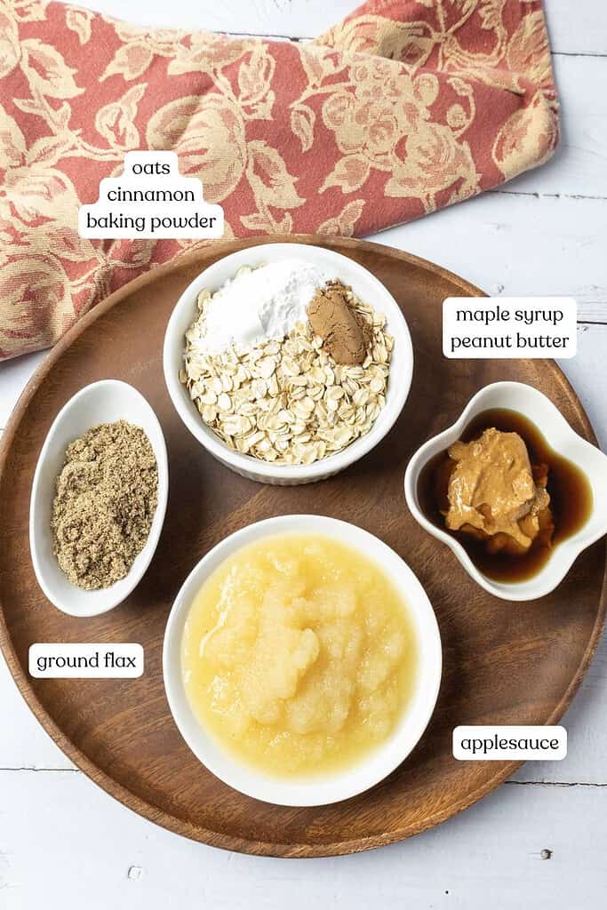 applesauce oatmeal bake ingredients