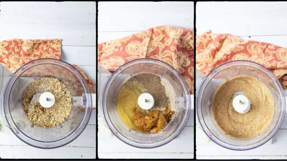 steps to make applesauce oatmeal bake in a food processor