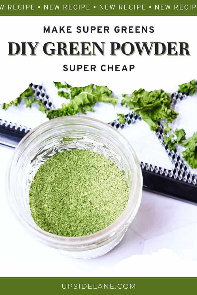 diy green powder make super greens super cheap