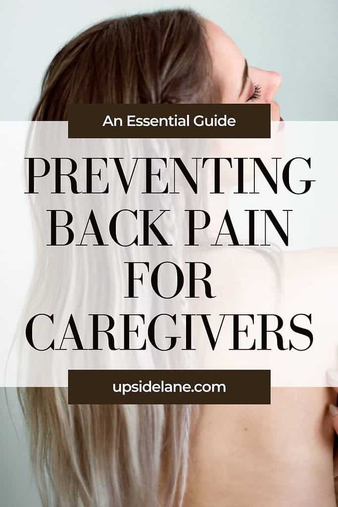 caregivers guide to preventing back injury