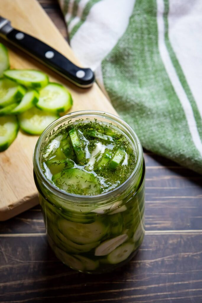 pickled-baby-cucumbers-open-mason-jar