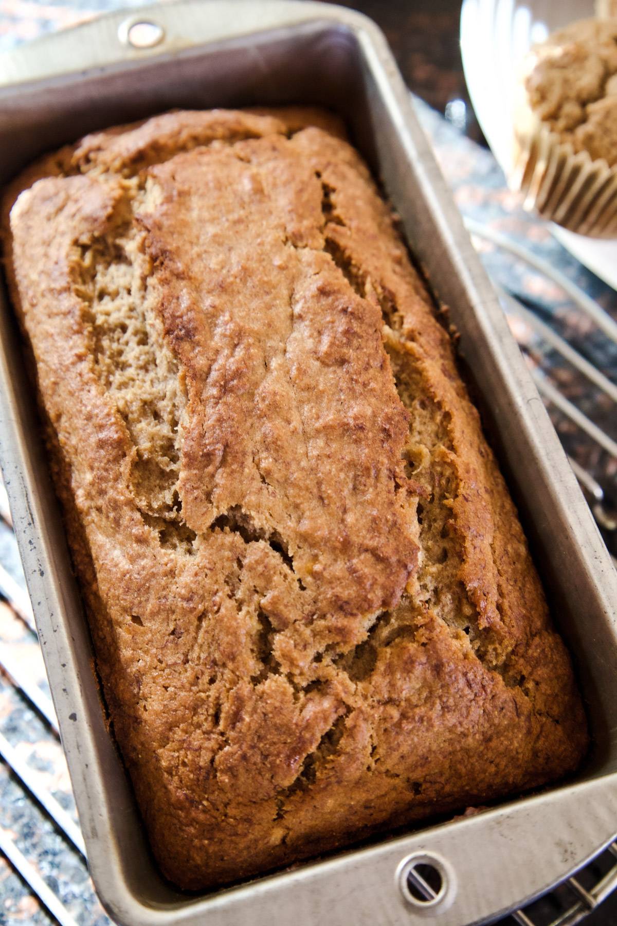 sourdough-banana-bread-loaf-in-tin-loaf-pan